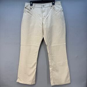 Levi's 550 Jeans Women's 12M Tan Beige Relaxed Bootcut Jeans Western Fit